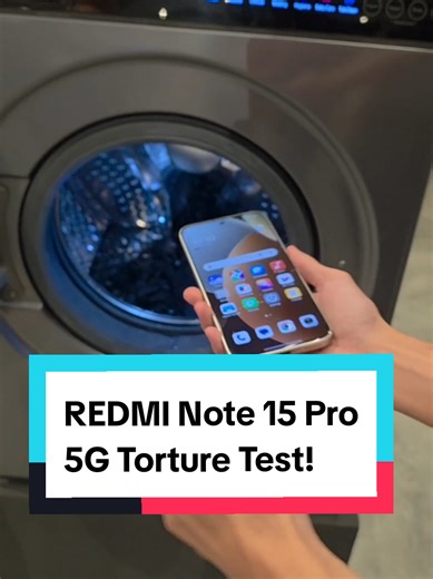 We put the new REDMI Note 15 Pro 5G to a gruelling torture test of epic proportions! Don't try this at home kids! #redminote15series #redminote15pro #hitechcentury #creatorsearchinsights @xiaomimalaysia