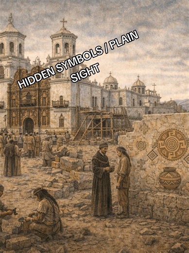 Look closely at Mission San Xavier del Bac – Indigenous artists left their own symbols hidden in plain sight. #VoicesOfTheDesert #ArizonaNativeHistory #MissionSanXavier #TohonoOodham #HiddenSymbols Arizona Native History, Indigenous History of Arizona, Hidden Arizona Stories, Native American History Facts, Indigenous Rights in the Southwest, Erased Native History, Voices of the Desert, Native Arizona Tribes, Southwest Indigenous Culture, Decolonizing