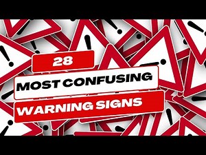 28 Most Confusing Warning Signs Explained | UK Traffic & Road Signs