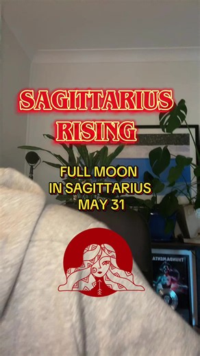 SAGITTARIUS RISING FULL MOON IN SAGITTARIUS MAY 31 Full Moon in Sagittarius landing in Sagittarius rising 1st house -- the self under full illumination. Jupiter your ruler exalted in Cancer 8th, not again for 12 years. Sun conjunct Uranus opposing from the 7th -- relationships and how you relate are the mirror. Saturn and Pallas in the 5th restructuring self-expression. North Node in Pisces 4th. Mars in Taurus 6th. The angular houses all activated. This one is personal. Only Love, Viv & Sook. #s