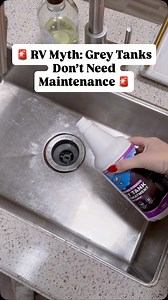 RV Myth: Grey tanks don’t need maintenance Truth: Soap, grease, and food particles build up over time, leading to smells and slow drains 🚿🚐 Grey tanks may seem “cleaner” than black tanks, but they still need regular care to keep water flowing properly and odors under control. That’s why using a grey tank treatment matters 👇 🧪 Pure RV & Co’s Grey Tank Treatment helps break down residue, prevent clogs, and keep your grey tank fresh between dumps. A little maintenance now saves a lot of frustra