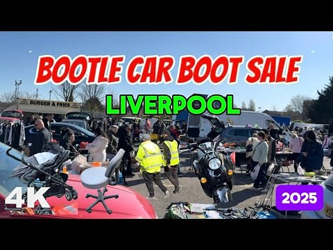 BOOTLE Car Boot Sale in Liverpool UK.Biggest Car Boot Sale 2025.