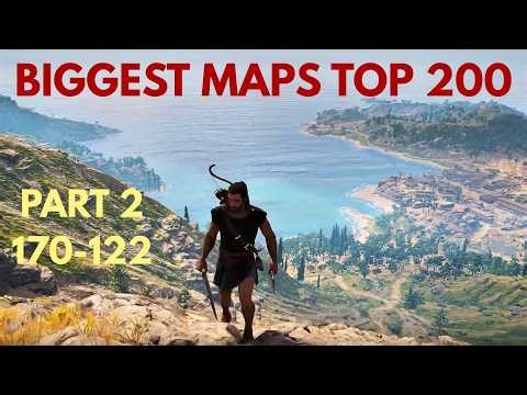 200 Biggest Video Game Maps of All Time (Part 2)