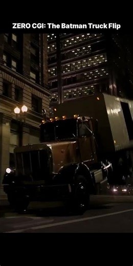 How Batman Flipped a Real 18-Wheeler 🦇 #shorts⁠ #behindthescenes #moviestunts #actionmovies