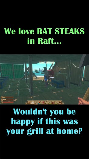 Rat Steaks Are Delicious #raft #gaming #funny #survivalgames #funnygaming #letsplay