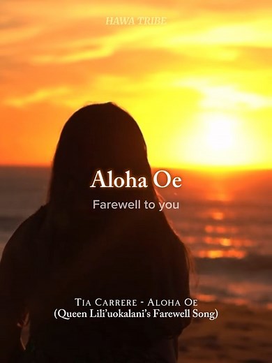 🌺 Aloha ʻOe is a Hawaiian farewell song written by Queen Liliʻuokalani in 1878. Queen Liliʻuokalani composed Aloha ʻOe after witnessing an emotional farewell between a Hawaiian colonel and a young woman at Maunawili Ranch on the island of Oʻahu. Deeply moved by their parting, she wrote a song that beautifully captured the tenderness of saying goodbye to a loved one. 🎶 After the overthrow of Queen Liliʻuokalani in 1893, Aloha ʻOe took on a deeper political meaning — many saw it as a heartfelt l