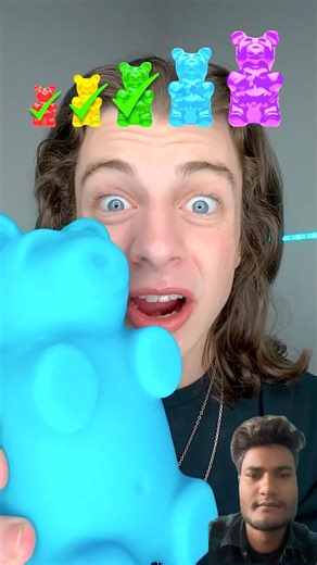 ASMR Gummy Bears!? #funny #viral #shorts