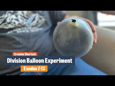 Object Lesson on Commandments | Balloon Experiment