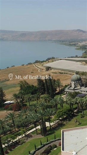 The Mt. of Beatitudes where Jesus gave His sermon on the mount! May we live every word that He spoke and be salt and light in this world. | CBN Israel