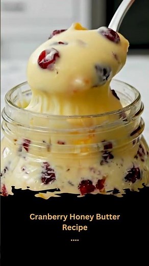 Cranberry Honey Butter