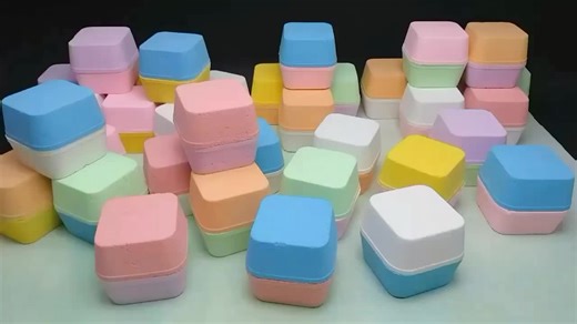 ASMR crushing colored baking soda _ Combination of colors _ oddly satisfying #viralvideos #foruyou #asmrgril #asmrstp #asmrbakingsoda