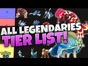 RANKING EVERY LEGENDARY IN POKÉMON GO in a Tier List!! Every Single One in Since 2025!