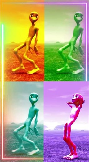 Alien dane vs Funny alien vs Dame tu cosita vs Funny alien dance song.