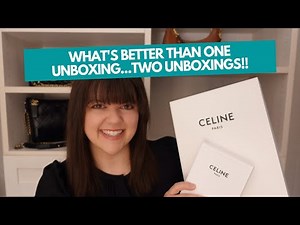 DOUBLE CELINE UNBOXING & REVIEW - TRIOMPHE SHOULDER BAG & CARDHOLDER