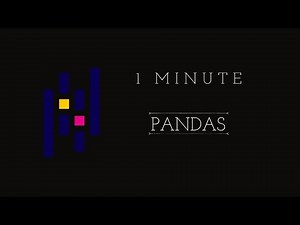 Pandas in One Minute: Mastering Data Manipulation with Python!