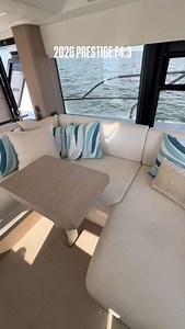 Onboard this 2026 Prestige Yachts F4.3 available with @galatiyachtsales! | Boats Gone Wild