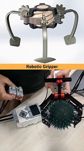 Robotic gripper mechanism 📌 #cad #solidworks #design #viral #3d #animation #mechanism | Aar Cad Design'