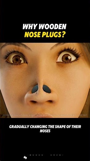 Why wooden nose plugs? #knowledge #shortvideo #science #fyp #usa