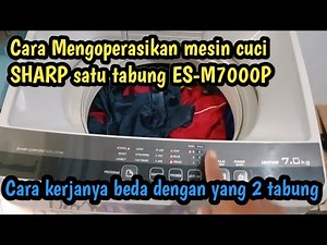 Things to Prepare Before Operating the SHARP Single Tub Washing Machine ES-M7000P