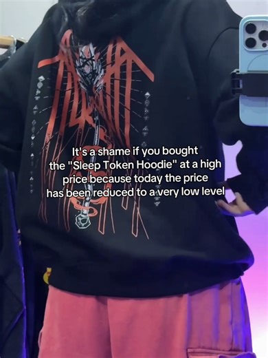 Forgot coffee, this Sleep Token Hoodie is all energy boost you need!! #eveninarcadia #sleeptokenworship #sleeptokenband #sleeptokenmerch #sleeptokenvessel