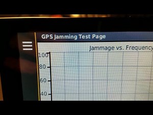 GPS Jamming Test Page Garmin DriveSmart nuvi