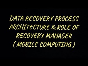 Data Recovery Process - Architecture & Role of Recovery Manager |MC|
