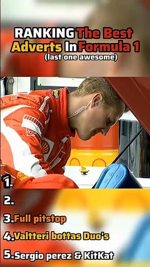 Ranking The Best Formula Adverts 🏁🔥#f1
