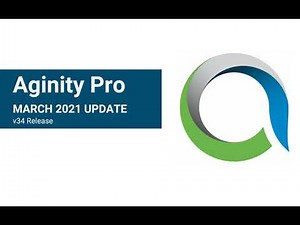 Aginity Pro March 2021 Update Release (v34)
