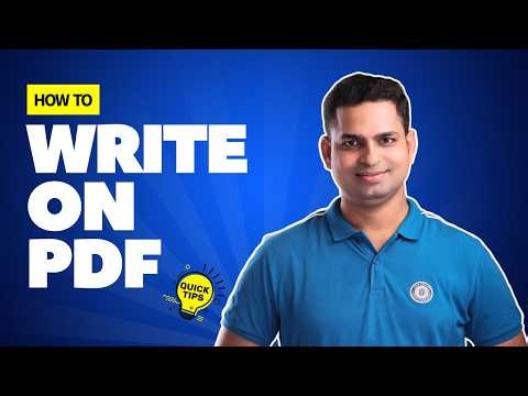 How to Write on PDF with Pen Tablet for Online Teaching | PDF par kaise padhayein