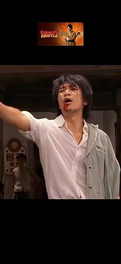 Stephen Chow challenging the villagers - Kung Fu Hustle