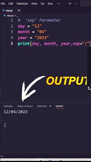 What is SEP Parameter in Python ???
