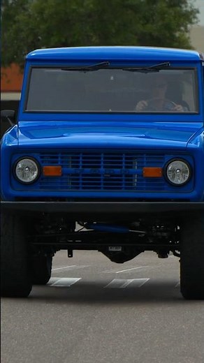 Ford Bronco Classic Truck Drive By Engine Sound #fordbronco