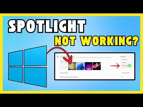 How To Fix Windows Spotlight Not Working In Windows 11 [100% WORKING]