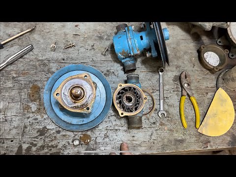 Marine Sherwood Raw Water Pump Inspection and Install On My Boat…