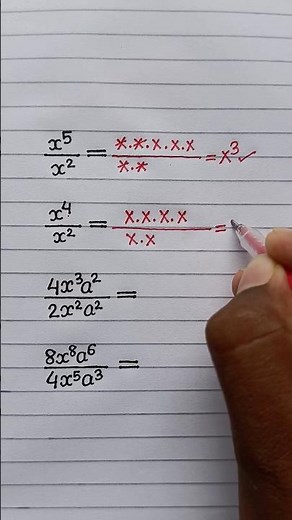 Basic Exponent Rules Explained Simply #exponents #math #usashorts #education