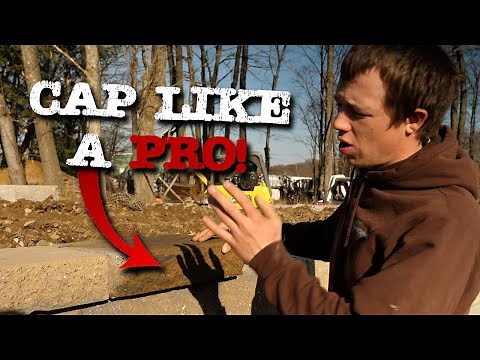 How To Cap A Retaining Wall | Part 4 | Tussey Landscaping