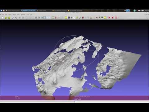 Basic 3d point cloud analysis in Meshlab, QGIS, and GRASS