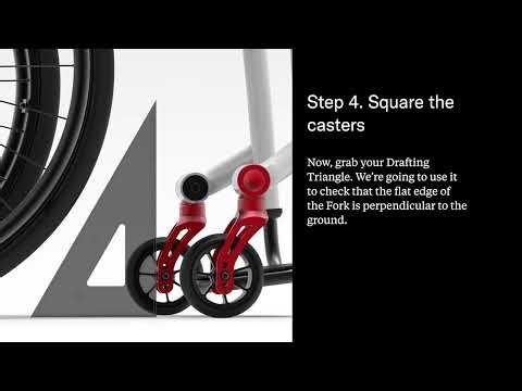 TiLite Z Precision Lock caster angle adjusting