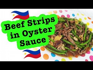 Beef Strips in Oyster Sauce with Mushrooms | Tagalog | Recipe ni Manong Ed #masarap #pinoy #ideas