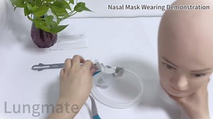 N20 Nasal Mask Tube Frame Set,Upgrade Replacement Frame Elbow Assembly,with Headband,Frame,Tube and Cushion, Suitable for N20 (L)