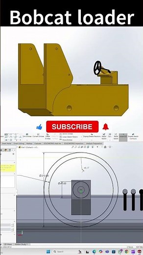 |3D Modeling| solid work #solidworkstutorial #cad #loader #solidworks #designswitharshad