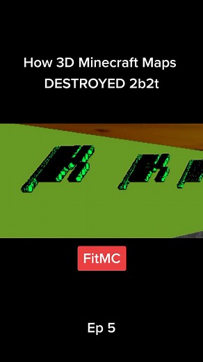 Exploring 3D Minecraft Maps: Episode 5 on 2b2t Server