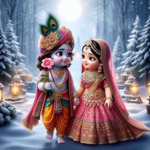 "राधा कृष्ण का अमर प्रेम"