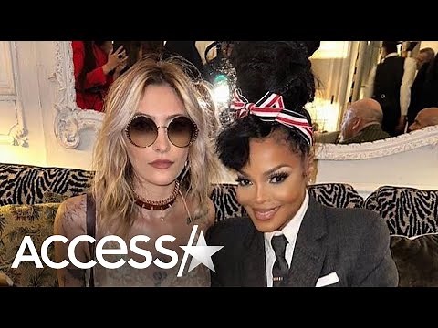 Paris Jackson & Janet Jackson Pose For Rare Photo Together