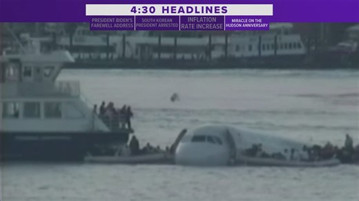 16 years since "Miracle on the Hudson": Flight 1549’s emergency landing