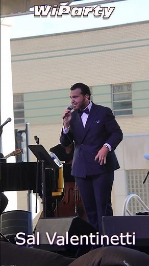 Sal Valentinetti sings Maggie's Back in Town at Oshkosh JazzFest 2025