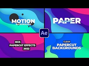 Create Trendy Papercut Backgrounds in After Effects | Tutorial