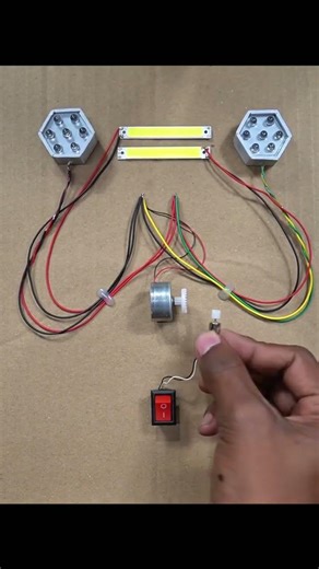 DIY DC Motor Project Using DC Motor Mini Generator #shorts #dcmotor #youtubeshorts #generator