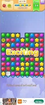 Candy Fever 2 - 3 match puzzle game - Level 16 gameplay walkthrough #mobilegame #match3game #games