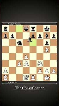 Mikhail Tal vs Anatoly KarpovBrussels - 1987 #chess